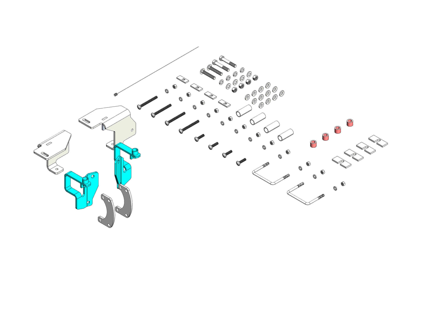 Bracket Clamp-On No Drilling Required by Husky Towing