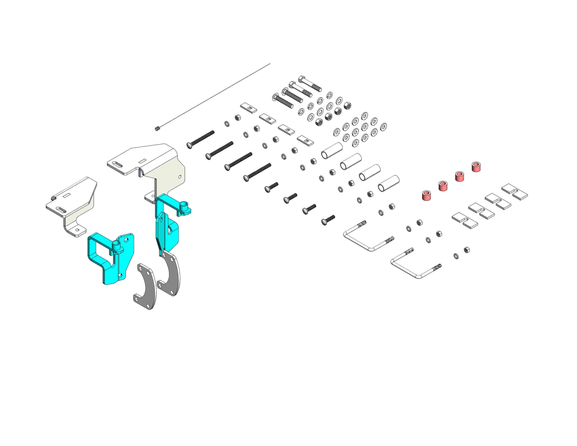 Bracket Clamp-On No Drilling Required by Husky Towing