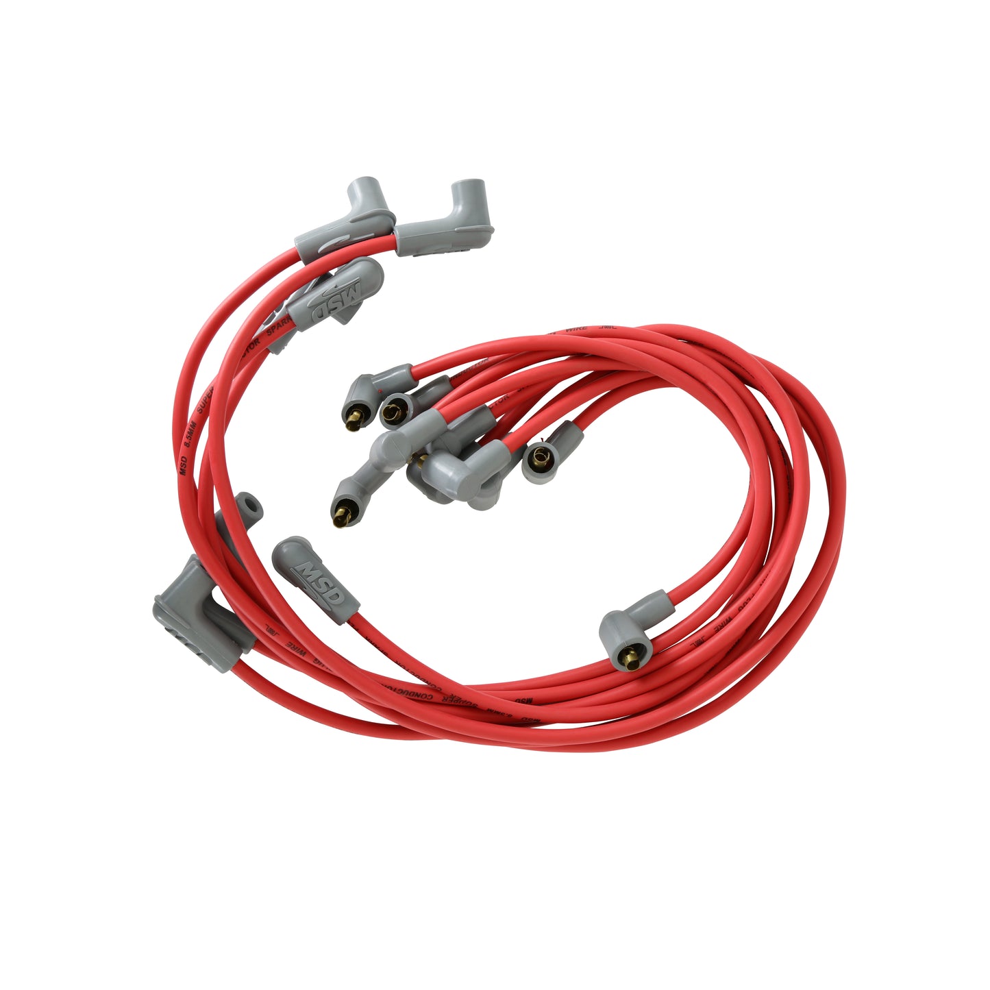 Super Conductor Spark Plug Wire Set ,Small Block Chevy, Socket Dist. Cap by MSD