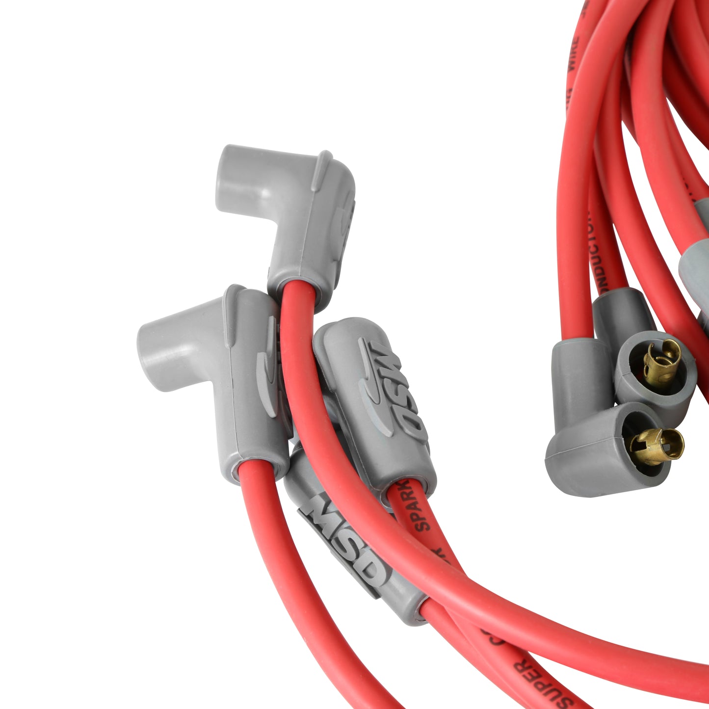Super Conductor Spark Plug Wire Set ,Small Block Chevy, Socket Dist. Cap by MSD