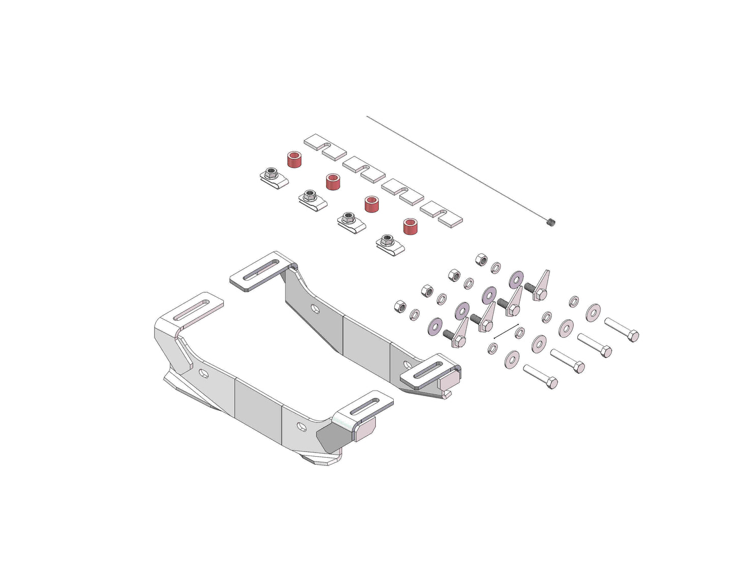 Bracket Clamp-On No Drilling Required by Husky Towing
