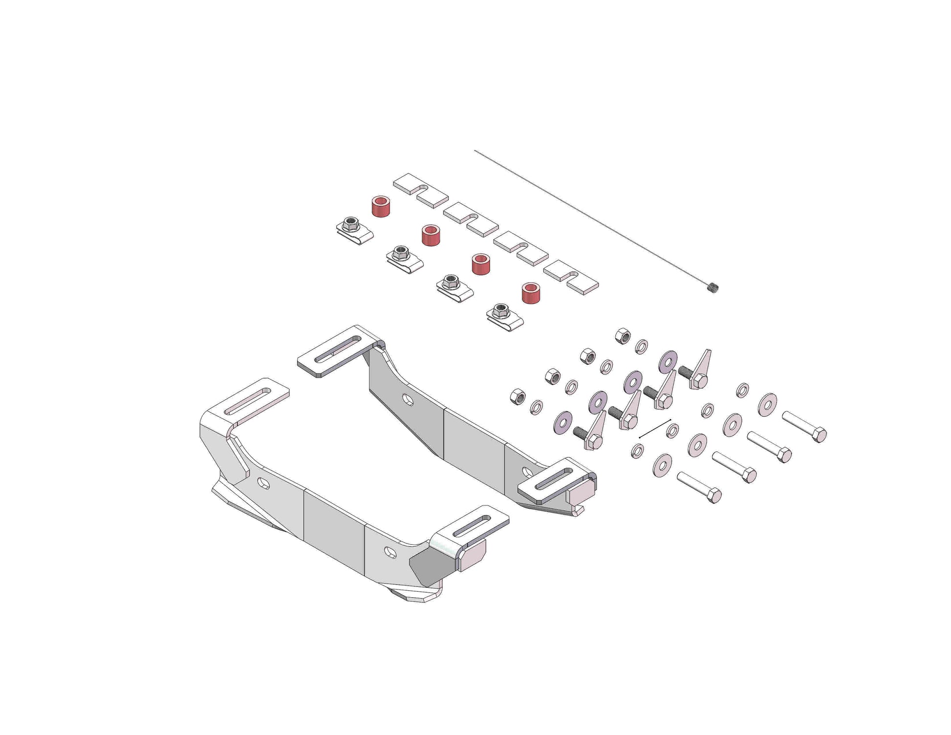 Bracket Clamp-On No Drilling Required by Husky Towing