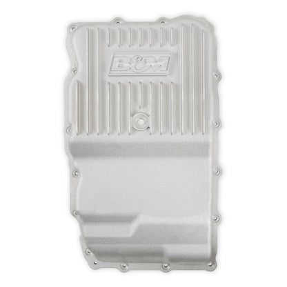 B&M Hi-Tek Heavy-Duty Deep Transmission Pan - GM 10L80 - Aluminum - Natural by B&M