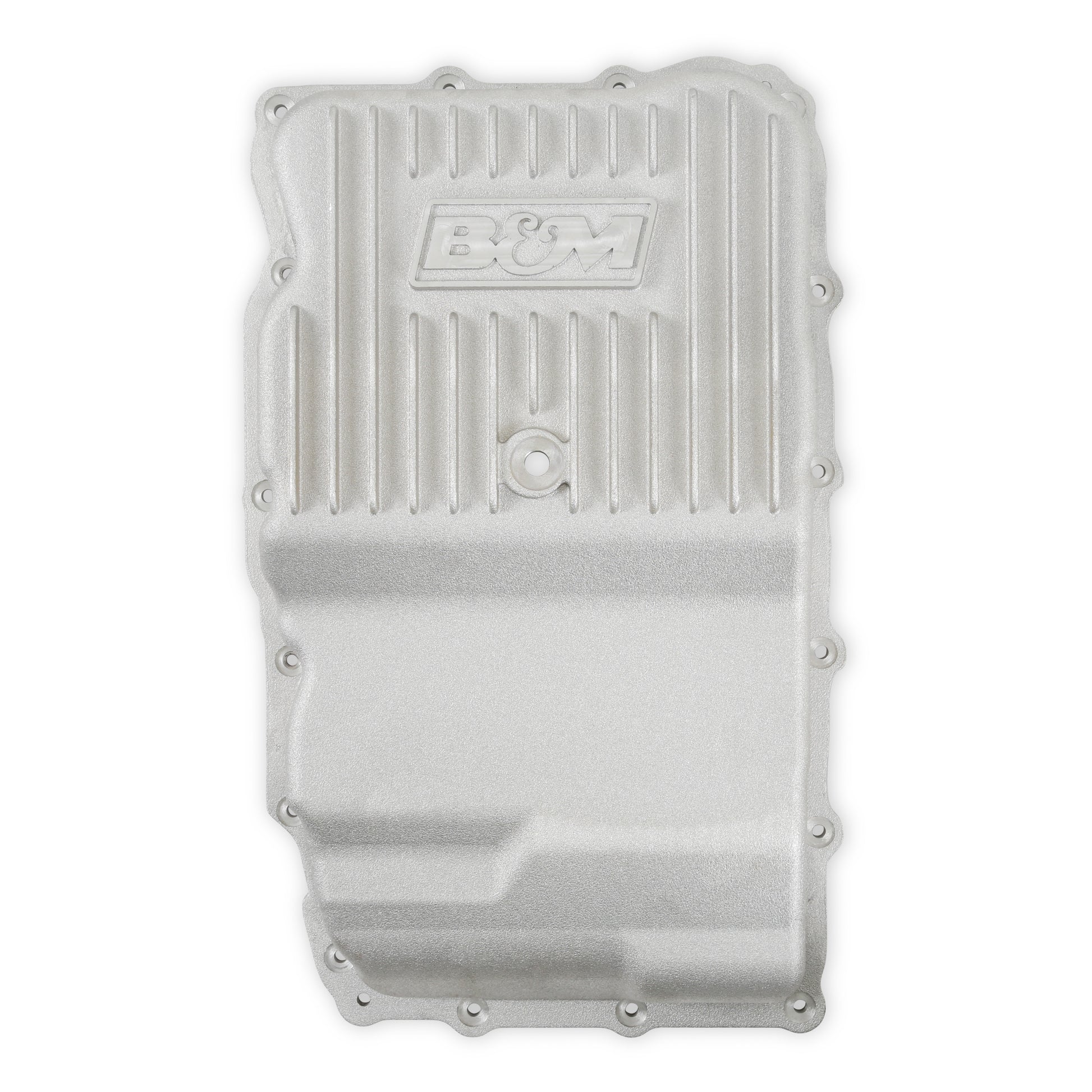 B&M Hi-Tek Heavy-Duty Deep Transmission Pan - GM 10L80 - Aluminum - Natural by B&M