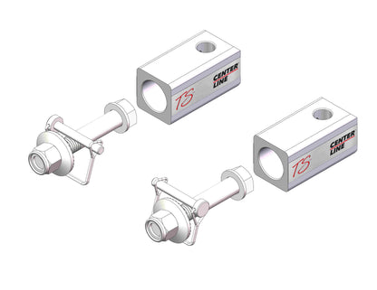 Right & Left Trunnion/ Bolts/ D Pin For Husky Tow 32215/32216/32217/32218 by Husky Towing