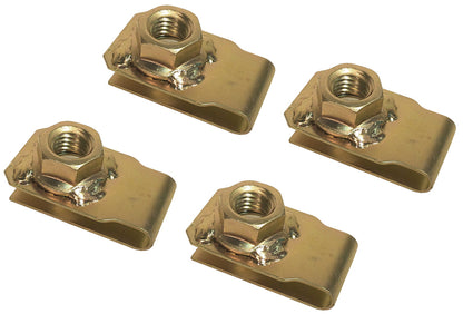 5/8 Inch Clip-On Nut Service Kit For Husky 4 Bolt Rails Set of 4 by Husky Towing