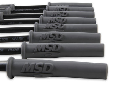 For use on GM LS1 engines, Corvette, Camaro, '97-On, Black jacket by MSD