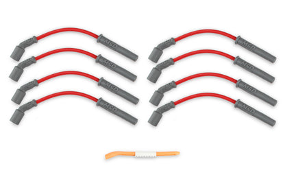 MSD Super Conductor 8.5mm Wire Set, Red, GM Truck & SUV 99-13 4.8/5.3/6.0/8.1L by MSD