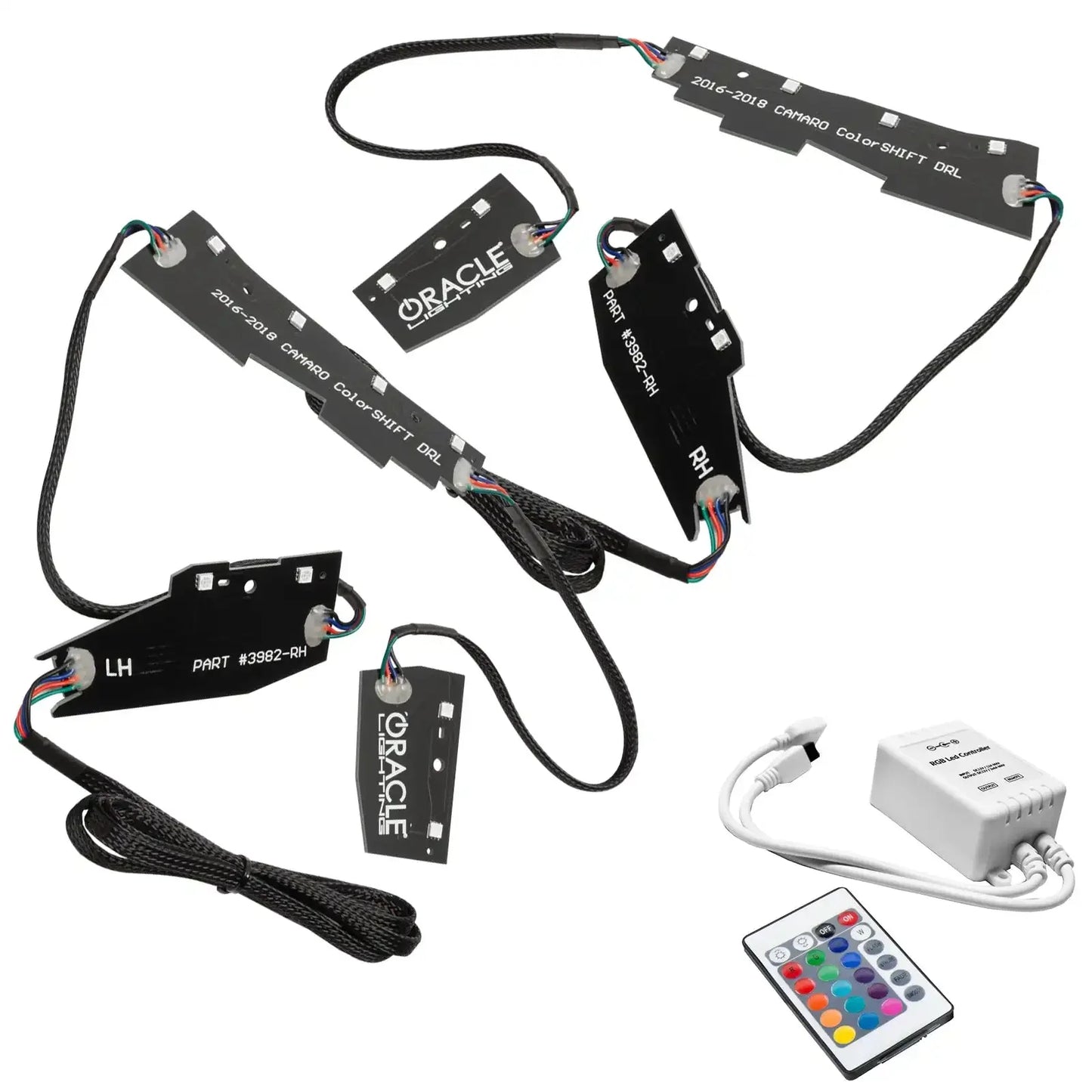 ORACLE Lighting 2016-2018 Chevrolet Camaro ColorSHIFT RGB+W Headlight DRL Upgrade Kit by ORACLE Lighting