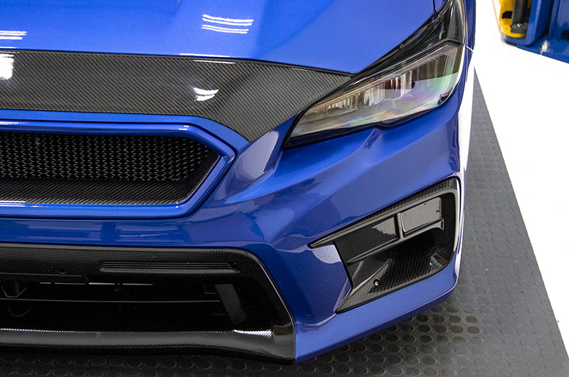 OLM Carbon Fiber Upper Front Bumper Cover - 2015-2021 Subaru WRX / STI by OLM