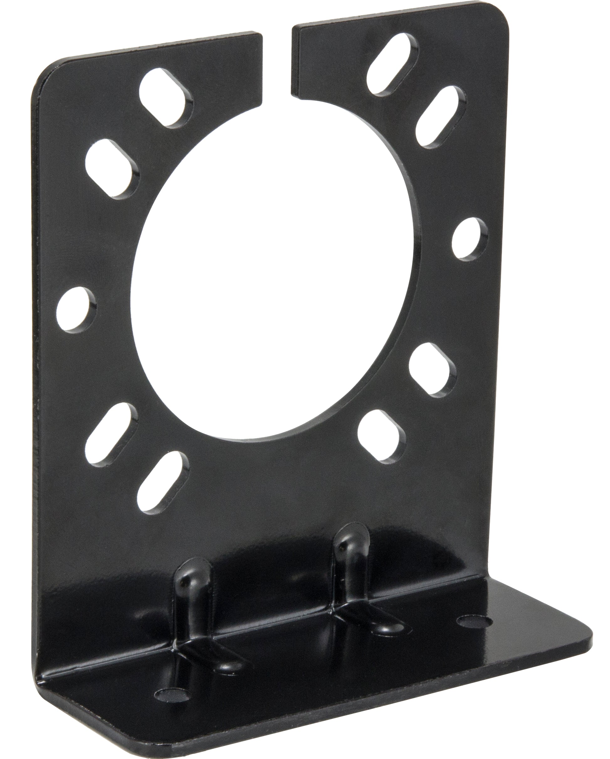 For Use With 7 RV Blade and 6 Pole Round Vehicle End Socket Bolt-On Black Single by Husky Towing