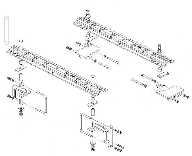 Fifth Wheel Trailer Hitch Mount Kit by Husky Towing
