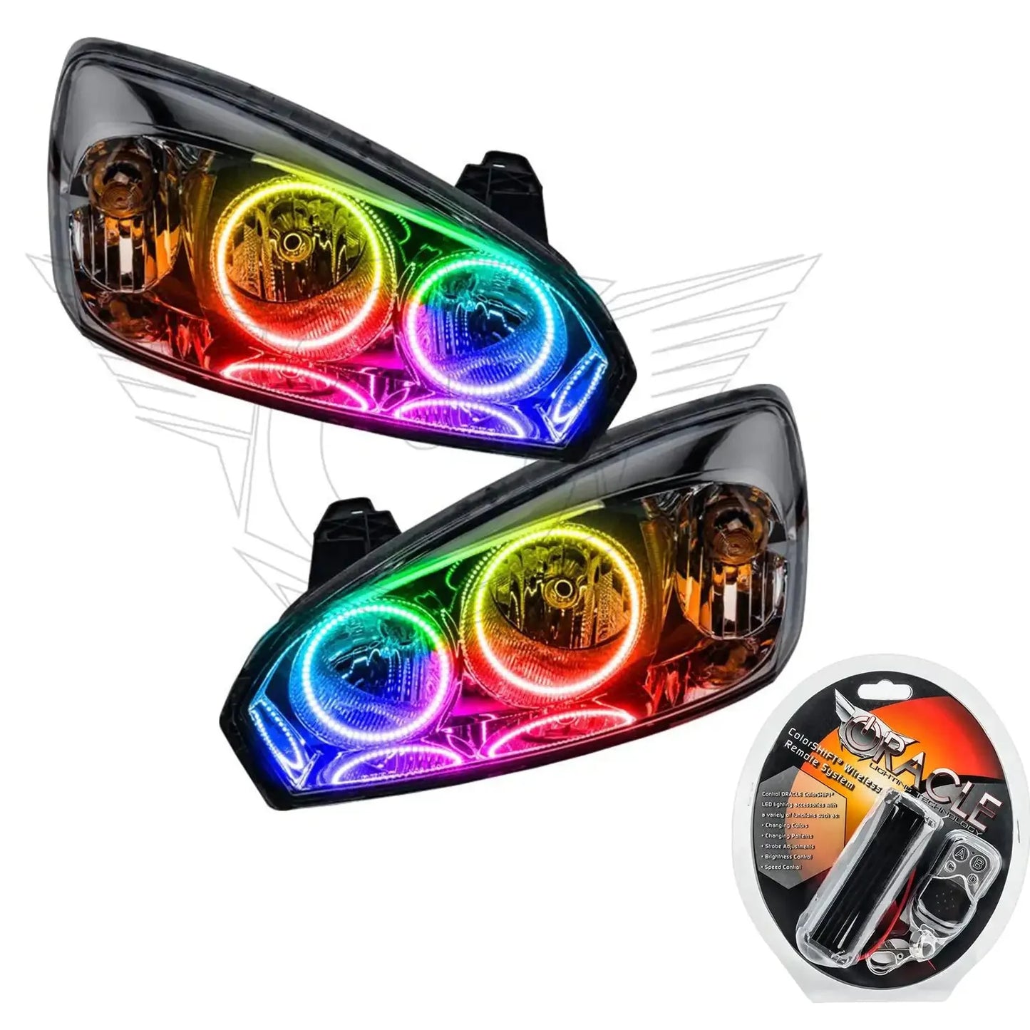 ORACLE Lighting 2004-2007 Chevrolet Malibu Pre-Assembled Halo Headlights by ORACLE Lighting