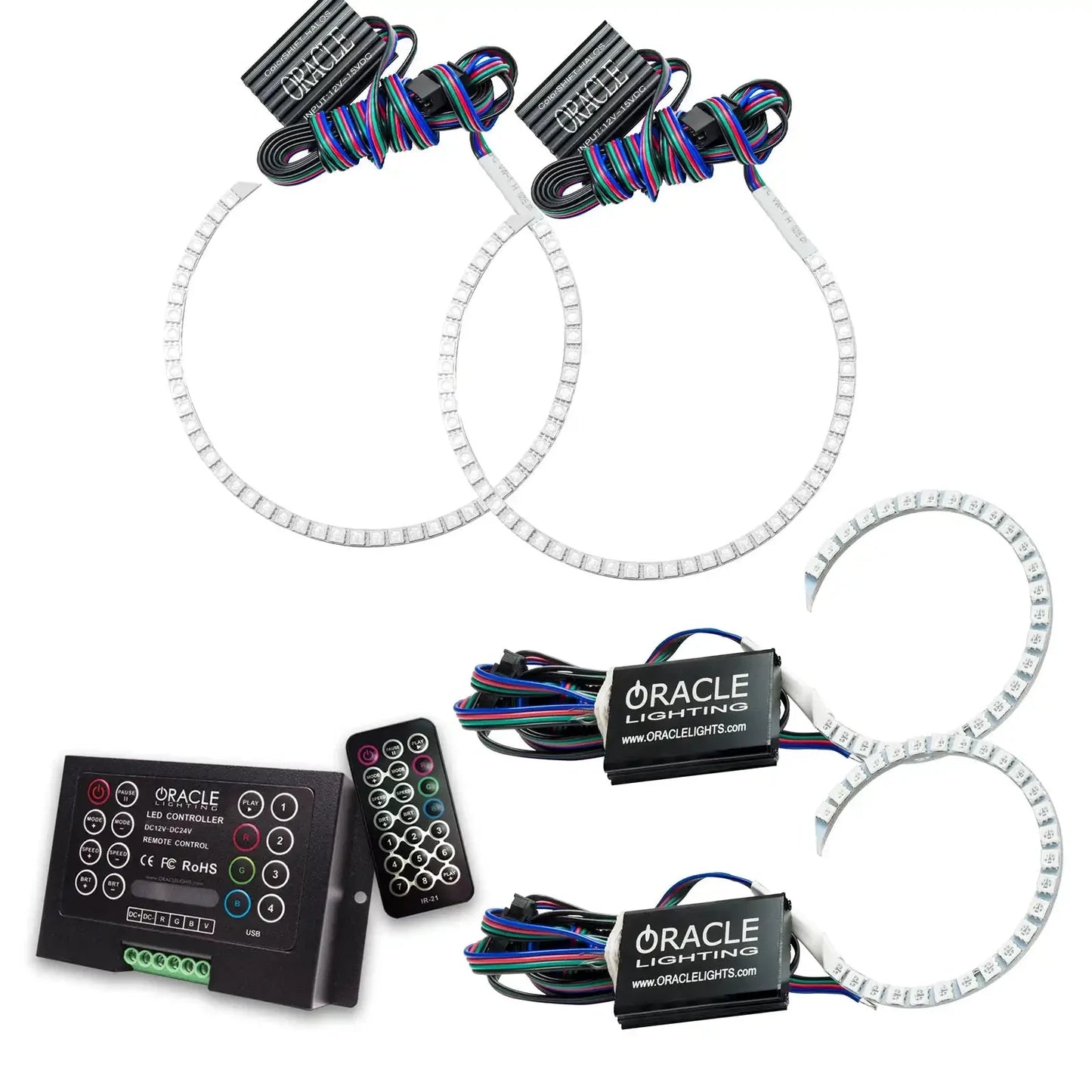 2006-2010 Jeep Commander ORACLE Headlight Halo Kit by ORACLE Lighting