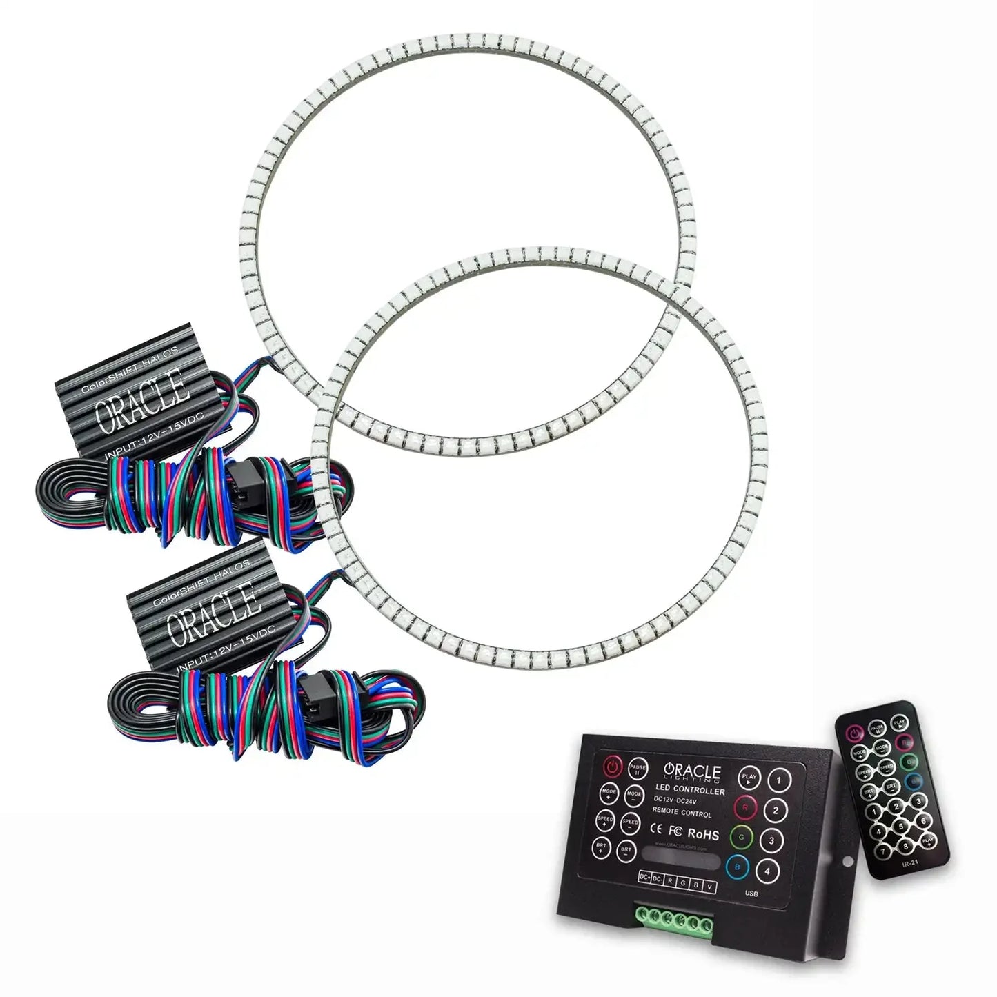 ORACLE Lighting Universal 7" Round Exterior Surface Mount LED Halo Kit by ORACLE Lighting