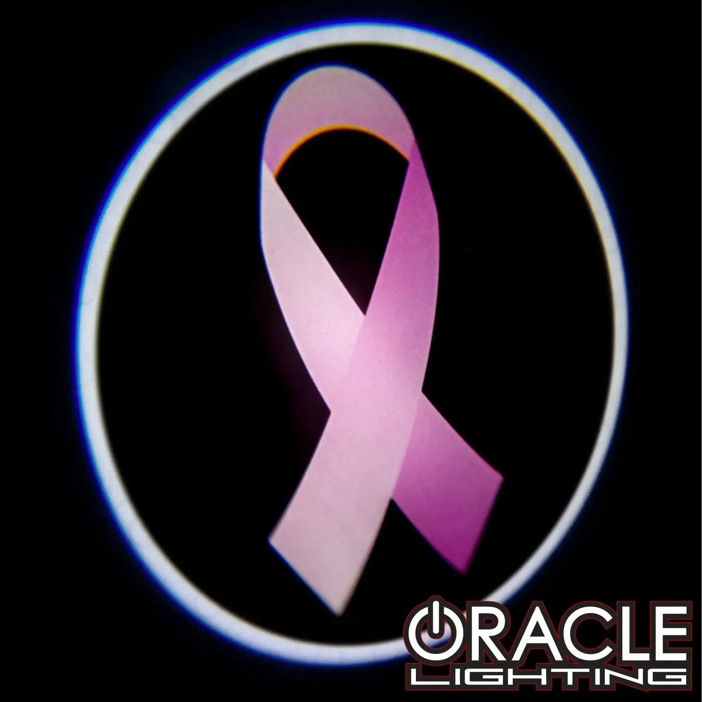 Pink Ribbon Breast Cancer ORACLE GOBO LED Door Light Projector by ORACLE Lighting