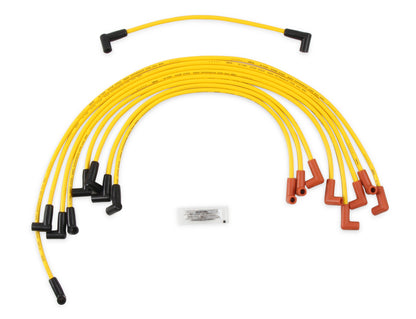 Spark Plug Wire Set - 8mm - Yellow with HEI Stock Style Boots by ACCEL
