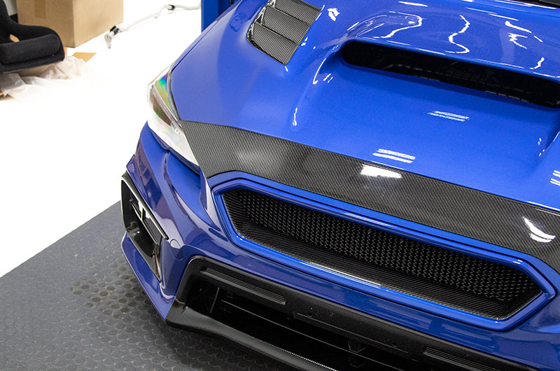 OLM Carbon Fiber Upper Front Bumper Cover - 2015-2021 Subaru WRX / STI by OLM