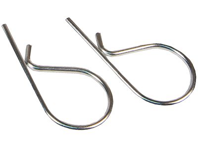 Spring Clip 3-1/4 Inch Length x 1-3/4 Inch Width 1-1/2 Inch Hole Diameter 2 Pack by Husky Towing