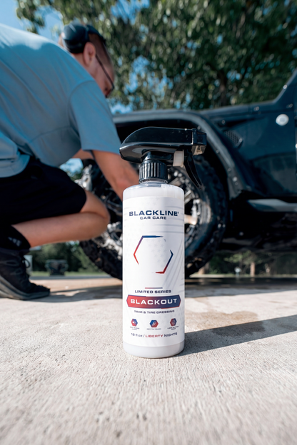 BLACKLINE® BLACKOUT TRIM & TIRE DRESSING by Blackline Car Care