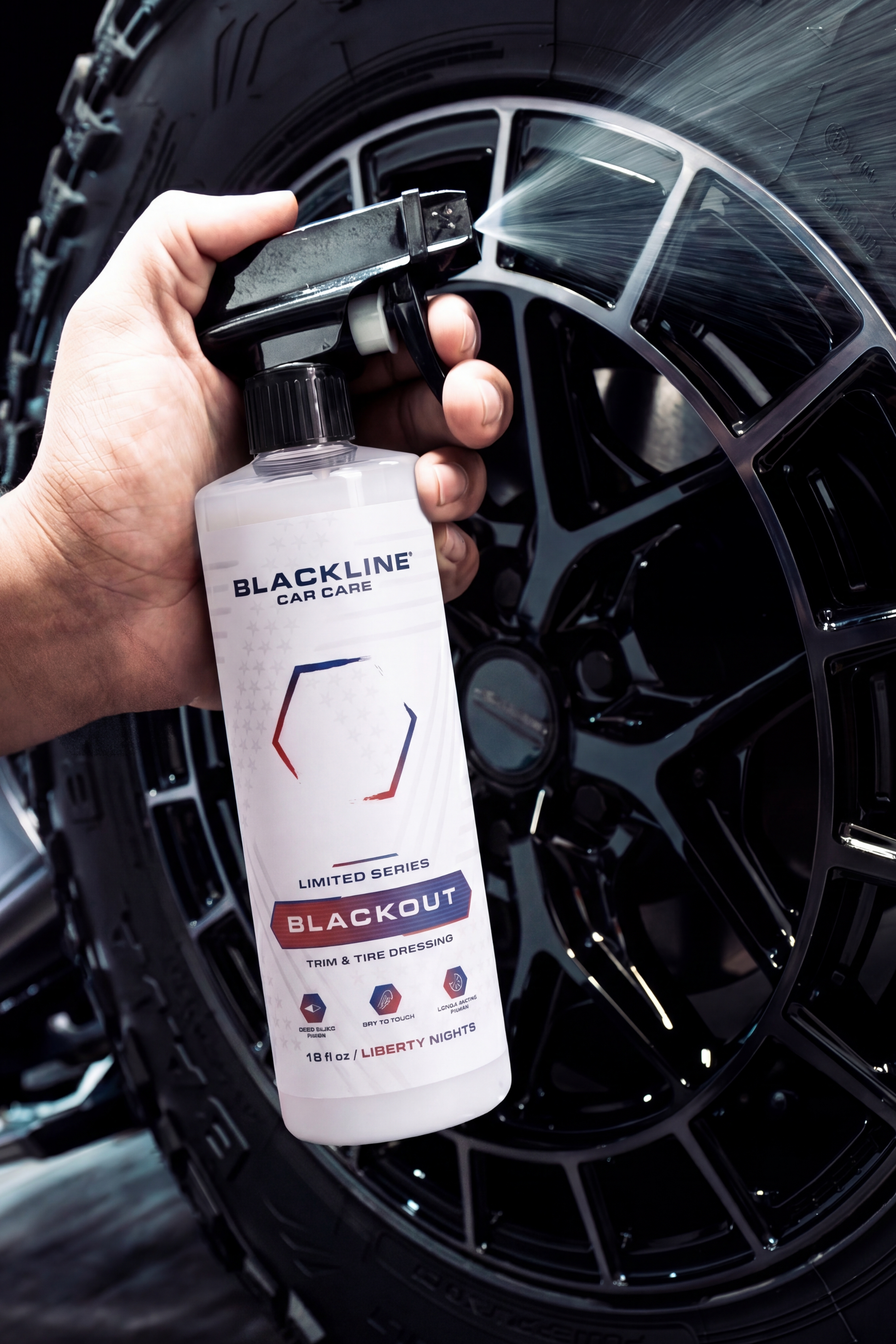 BLACKLINE® BLACKOUT TRIM & TIRE DRESSING by Blackline Car Care