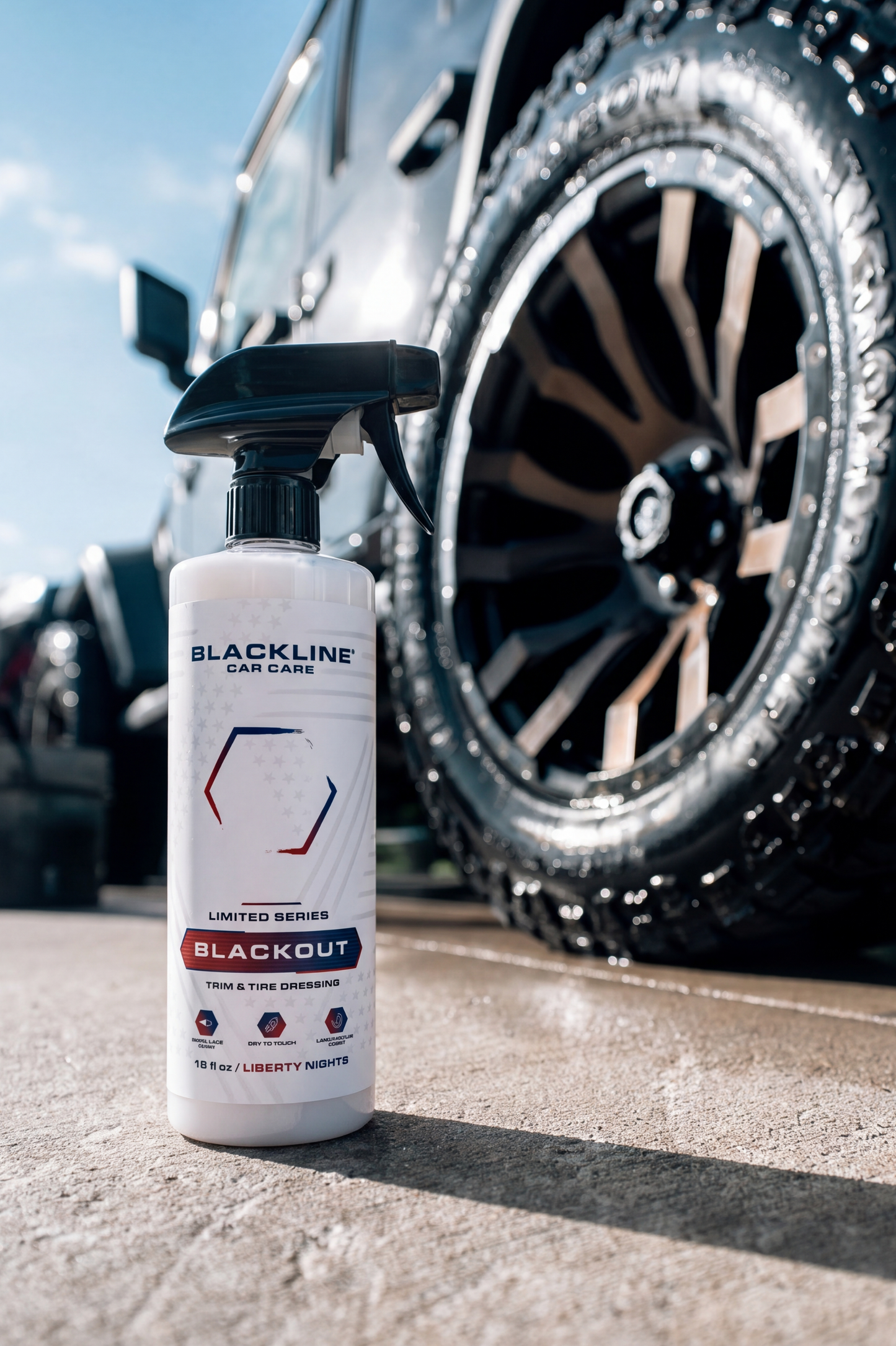 BLACKLINE® BLACKOUT TRIM & TIRE DRESSING by Blackline Car Care