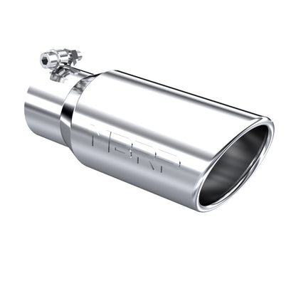 Tip. 4in OD. 3in Inlet. 10in Length. Rolled End. T304 by MBRP Exhaust
