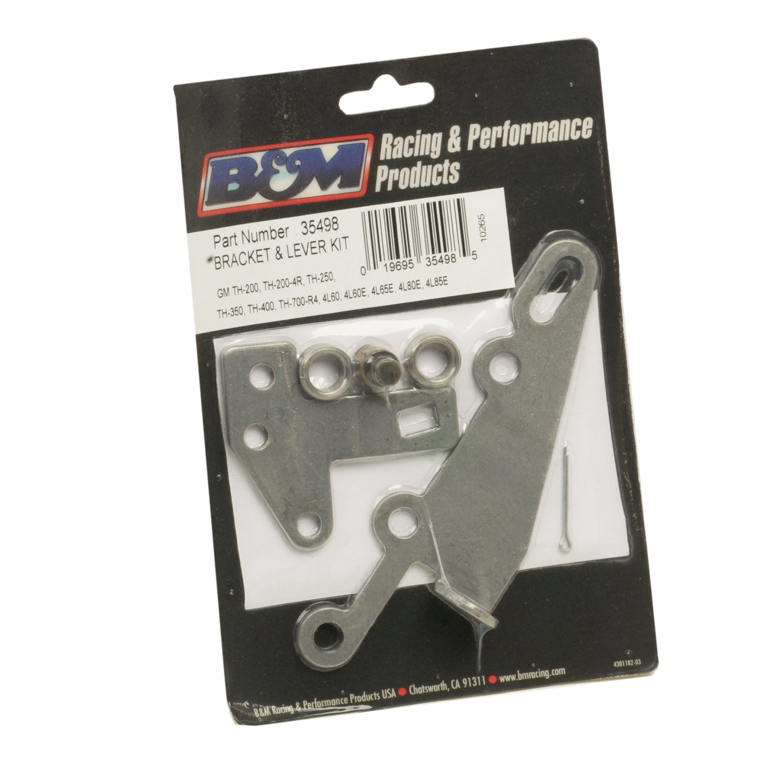 B&M Cable Bracket & Shift Lever Kit - GM by B&M