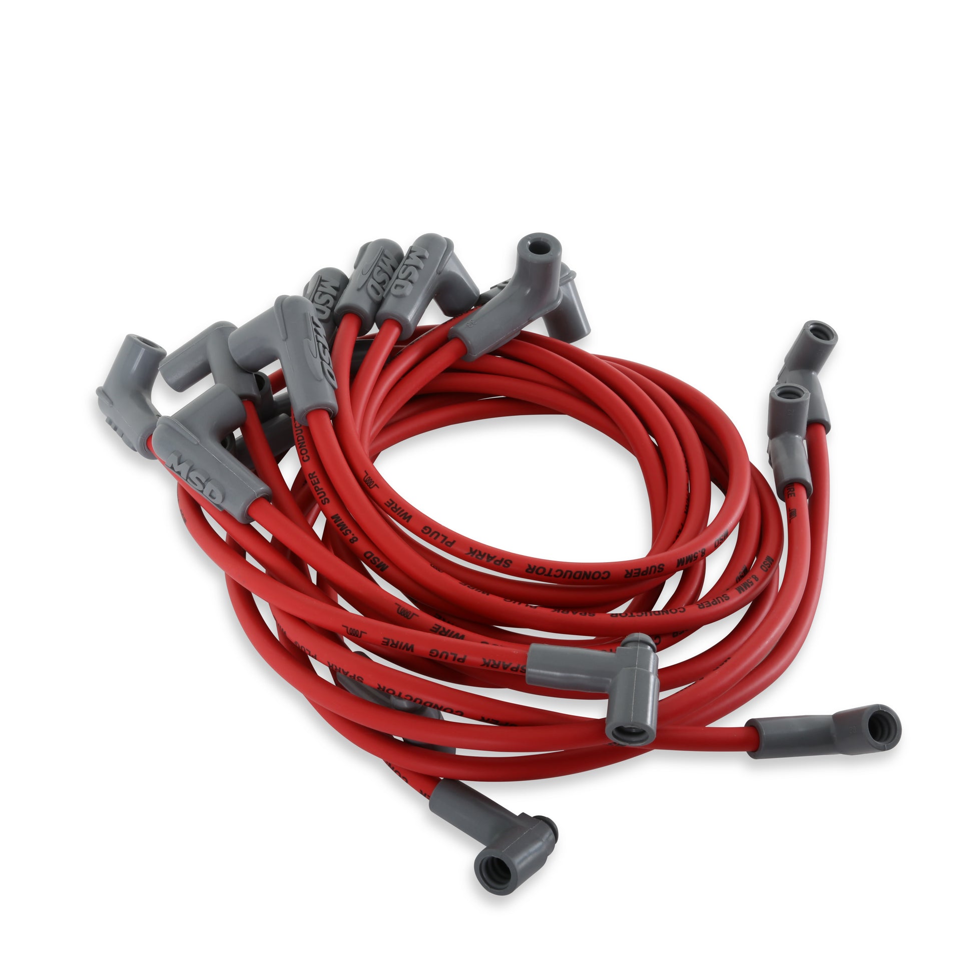 Super Conductor Spark Plug Wire Set, Big Block Chevy for use with HEI Tower Cap by MSD