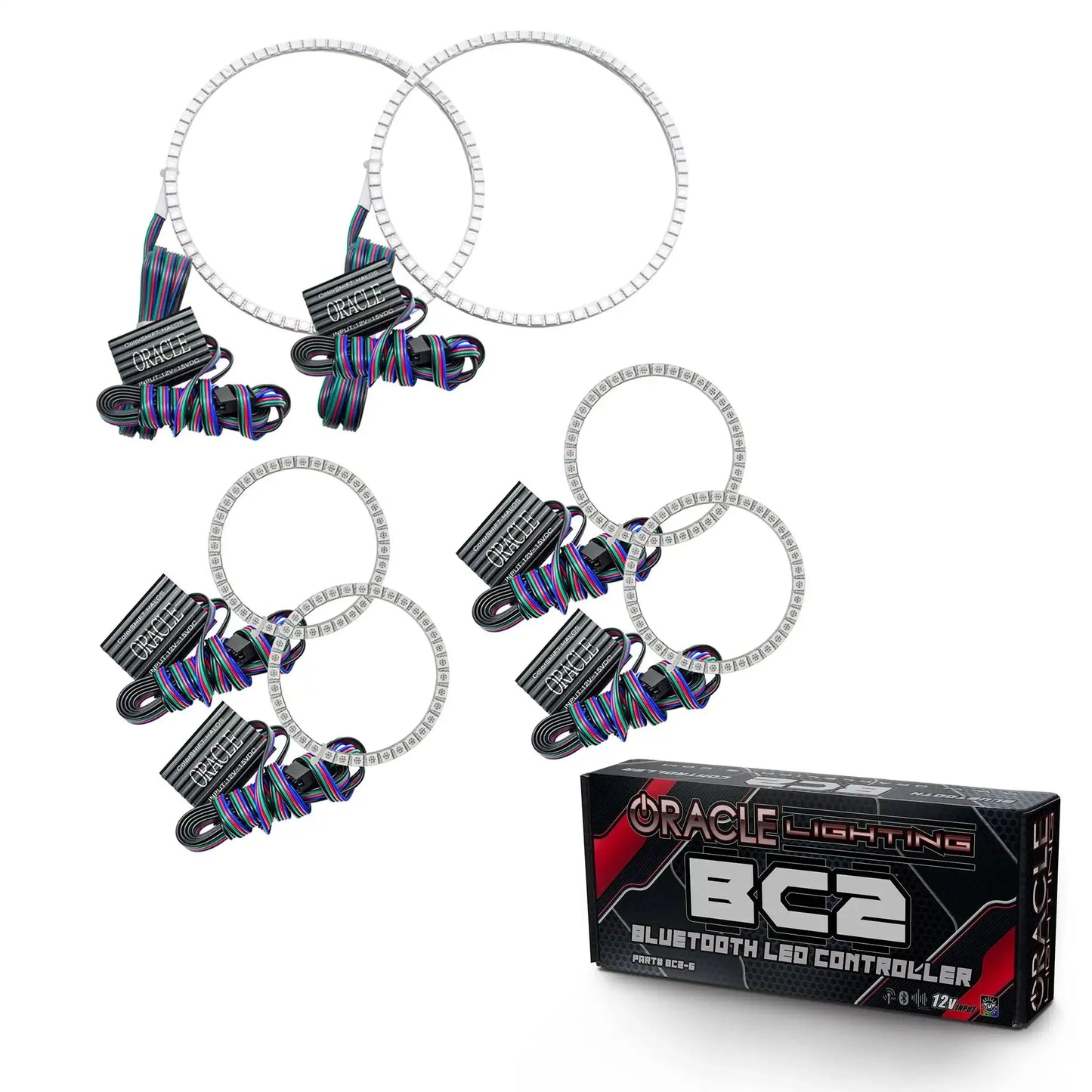 ORACLE Lighting 2001-2004 Nissan Frontier LED Triple Halo Headlight Kit by ORACLE Lighting