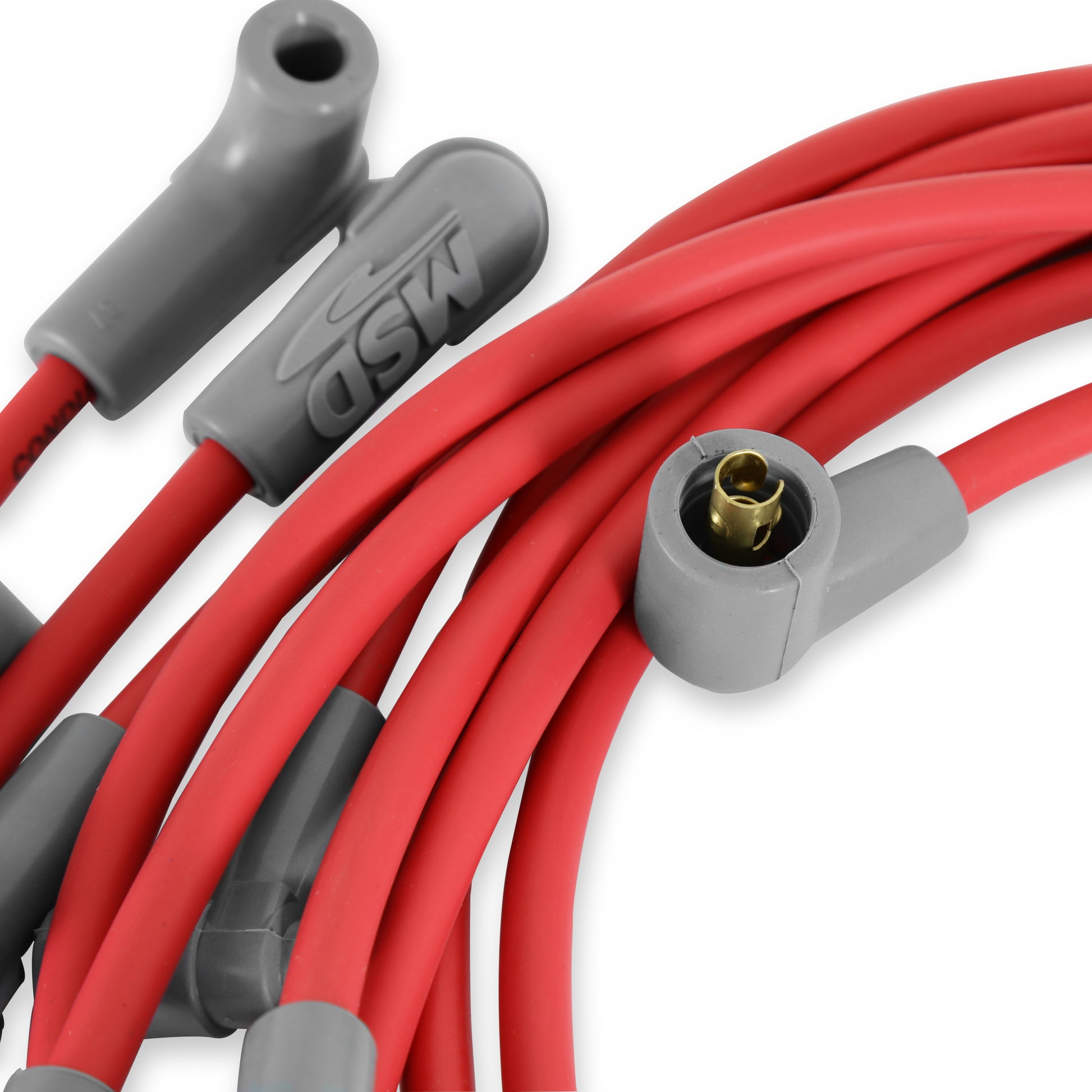 Super Conductor Spark Plug Wire Set, Small Block Chevy w/HEI Cap by MSD