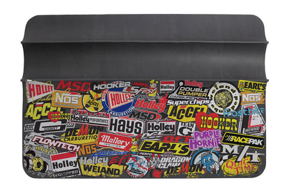 Holley/MSD Sticker Bomb Fender Cover - (36" x 26") by Holley