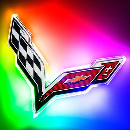 ORACLE Lighting 2014-2019 Chevrolet C7 Corvette Rear Illuminated Emblem by ORACLE Lighting