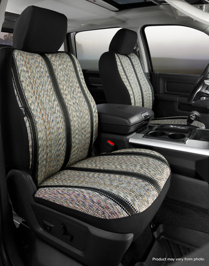 TR40 Series - Wrangler Saddleblanket Custom Fit Front Seat Cover - Black by FIA
