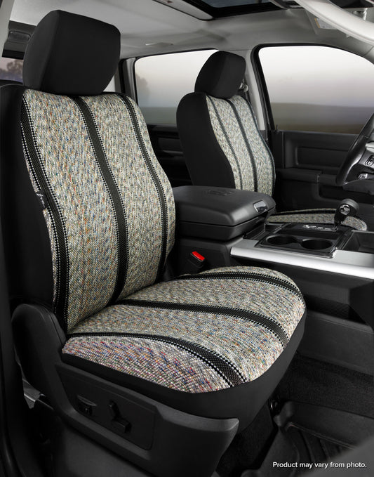 TR40 Series - Wrangler Saddleblanket Custom Fit Front Seat Cover - Black by FIA
