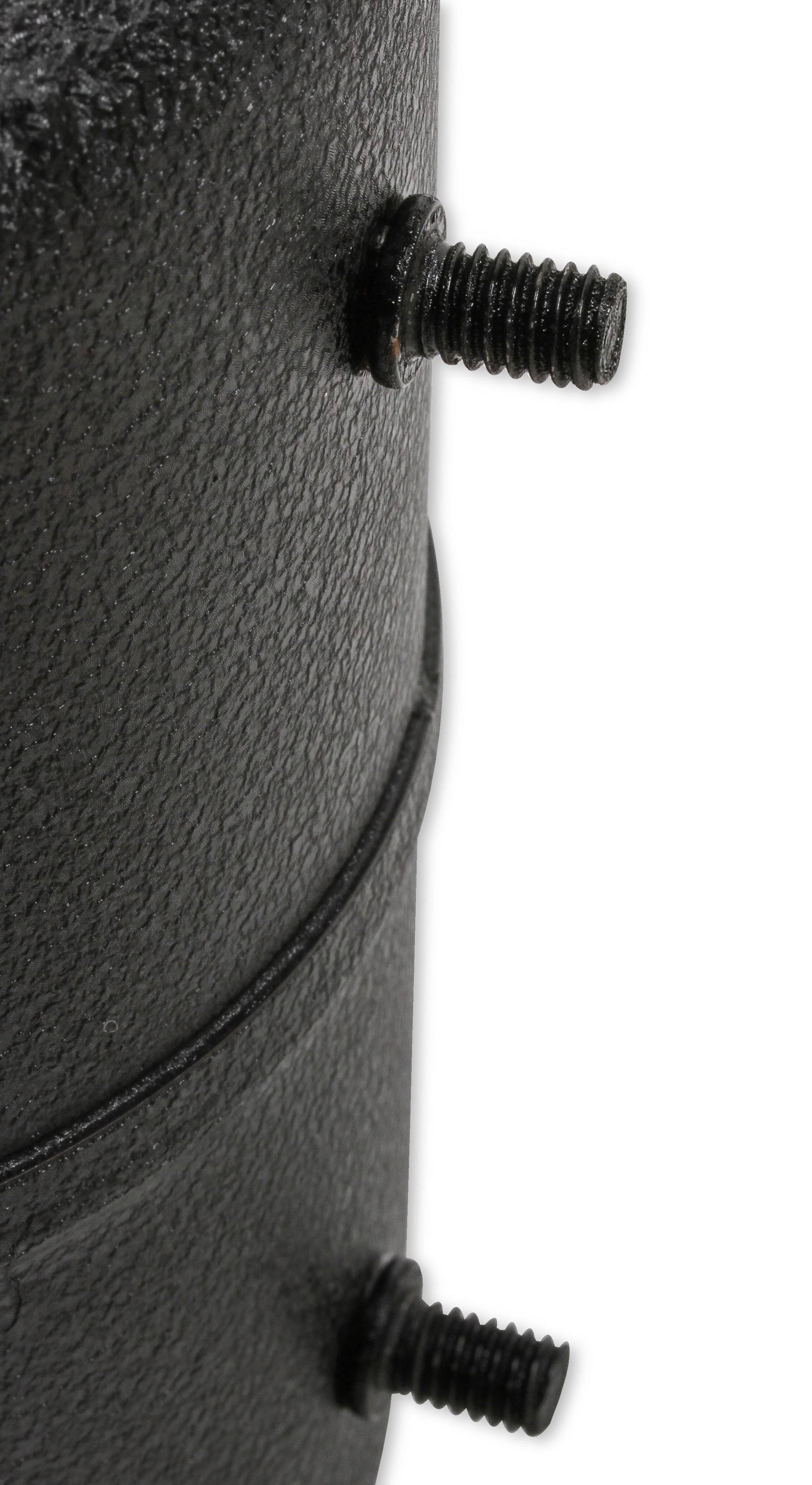 Steel - 5 Inch Diameter 6-3/4 Inch High - Black Finish by Mr Gasket