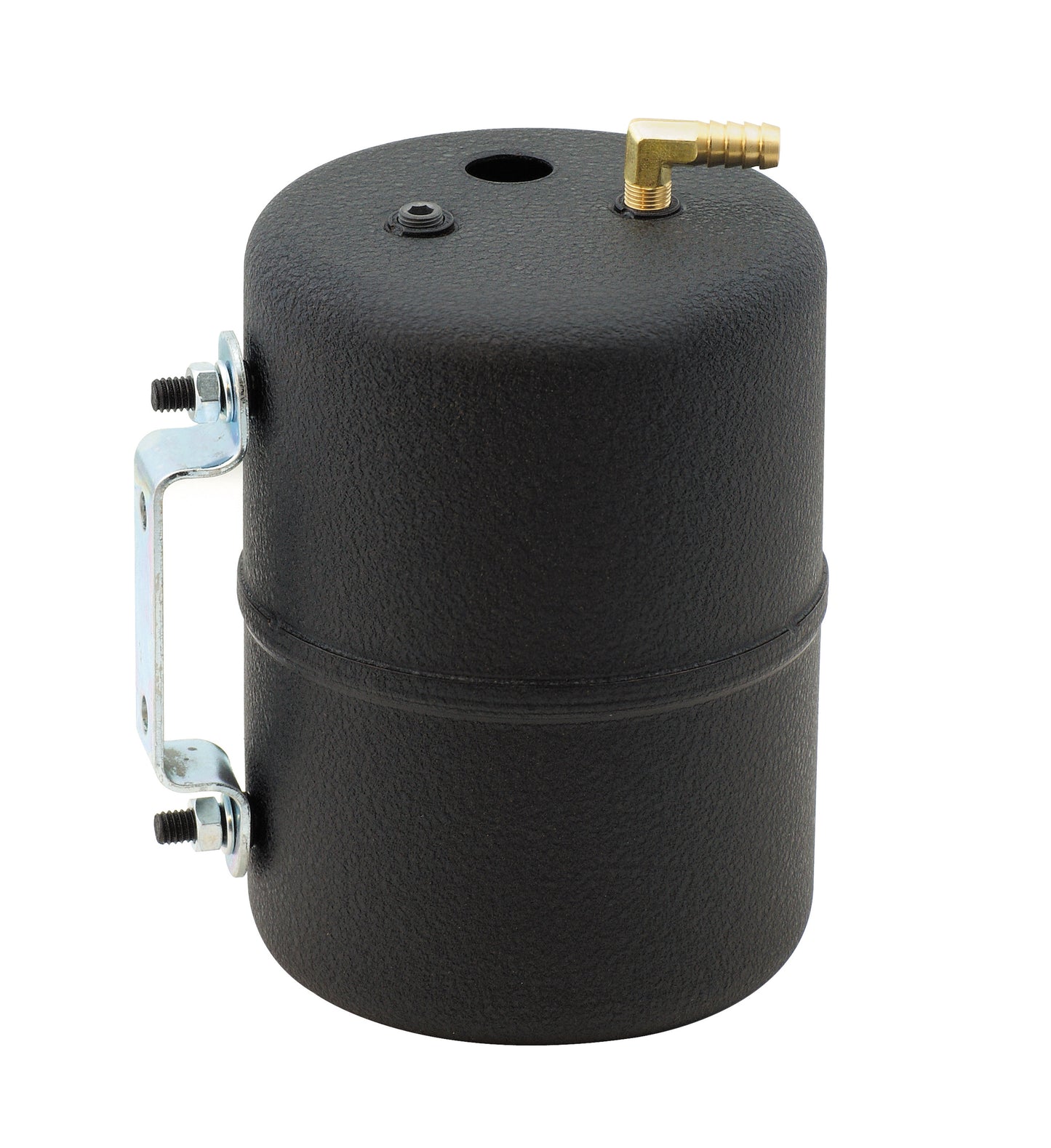 Steel - 5 Inch Diameter 6-3/4 Inch High - Black Finish by Mr Gasket