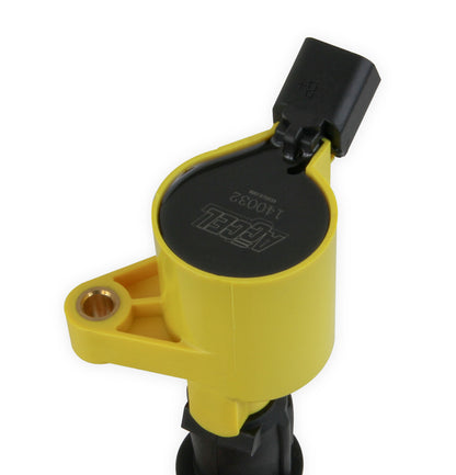 Ignition Coil - SuperCoil- 1998-2008 Ford 4.6L/5.4L/6.8L 2-valve- Yellow- 8-Pack by ACCEL