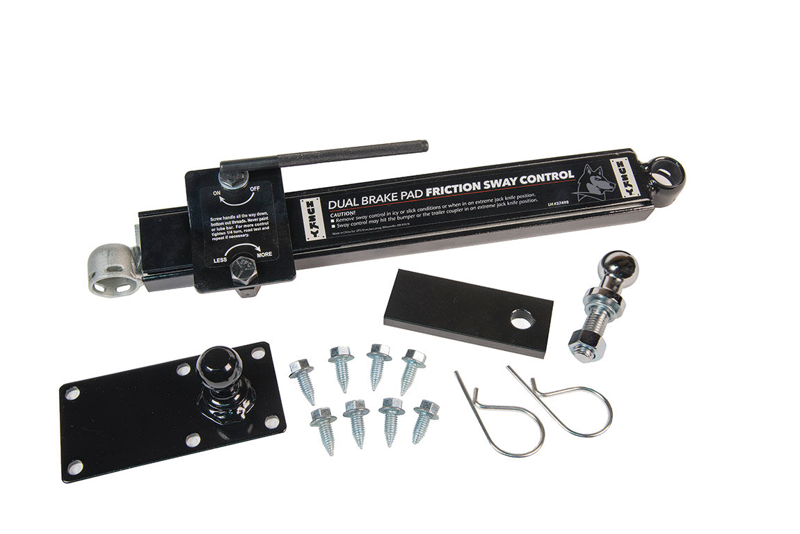 Left Hand With Side Bar/ handle/ Tongue Ball Plate/ Sway Control Ball/ Hardware by Husky Towing