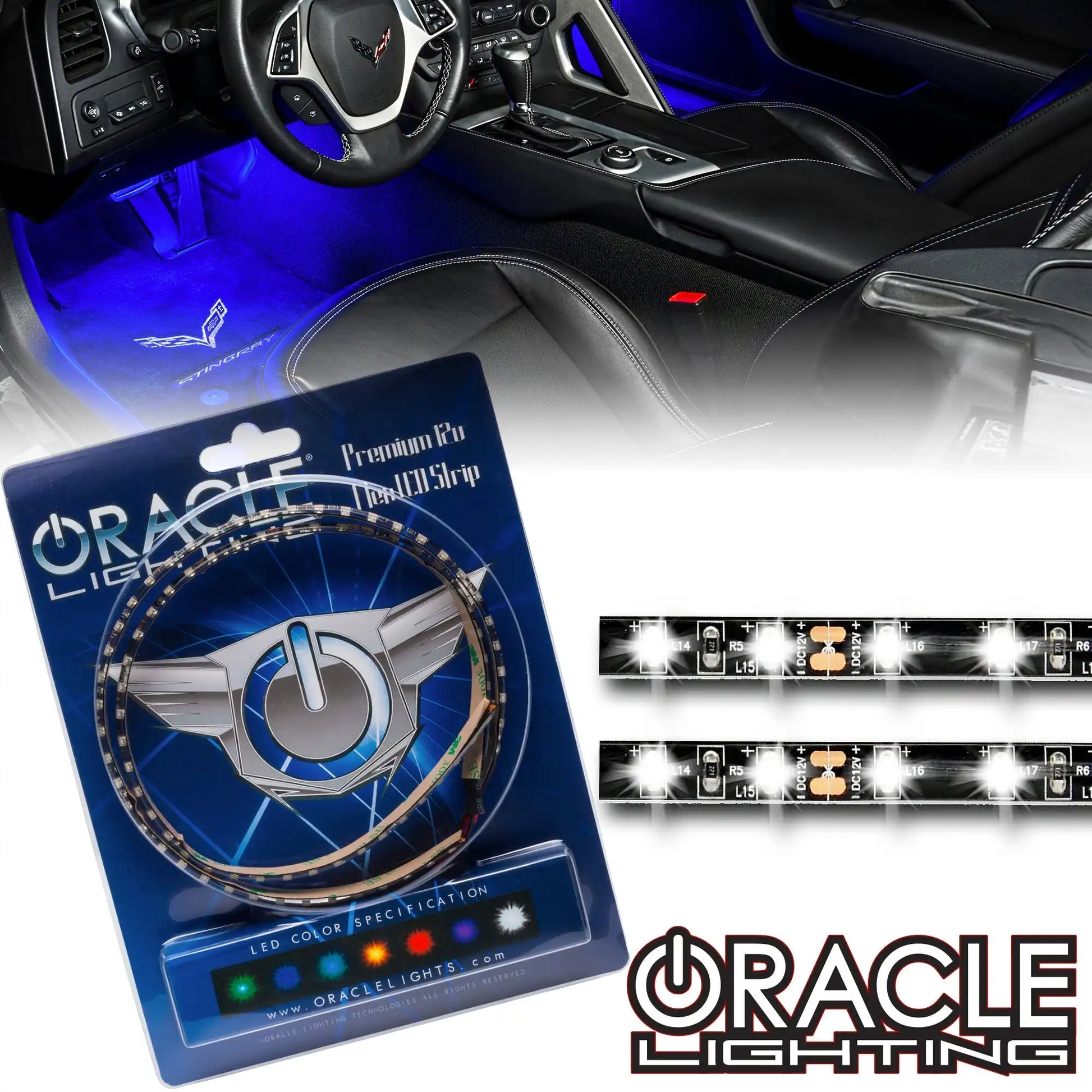 ORACLE Ambient LED Lighting Flexible Strip Footwell Kit by ORACLE Lighting