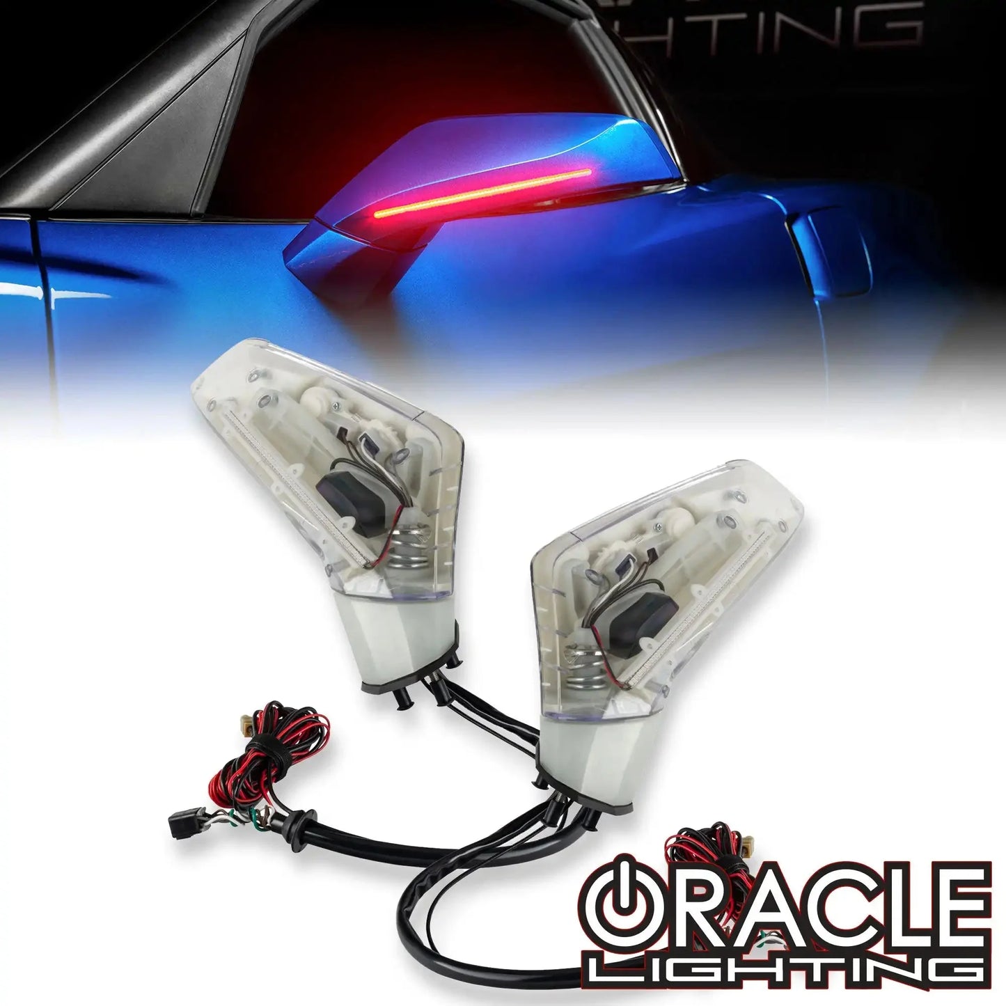 ORACLE Lighting 2005-2013 Chevrolet C6 Corvette Concept LED Side Mirrors by ORACLE Lighting