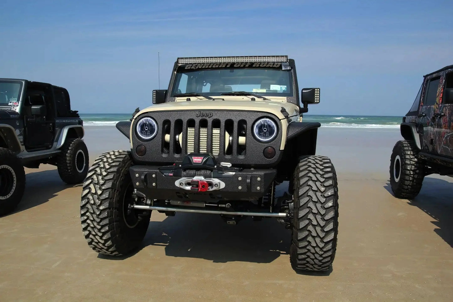 ORACLE Lighting 2007-2017 Jeep Wrangler JK LED Surface Mount Headlight Halo Kit by ORACLE Lighting