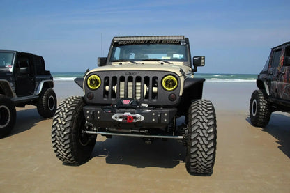 ORACLE Lighting 2007-2017 Jeep Wrangler JK LED Surface Mount Headlight Halo Kit by ORACLE Lighting