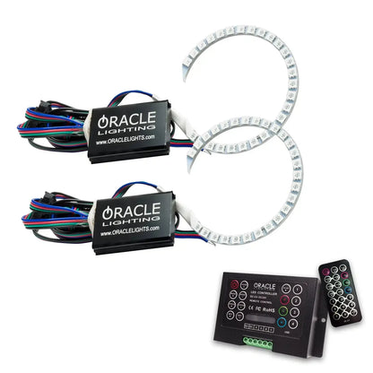 ORACLE Lighting 2015-2021 Dodge Charger LED Projector Halo Kit by ORACLE Lighting