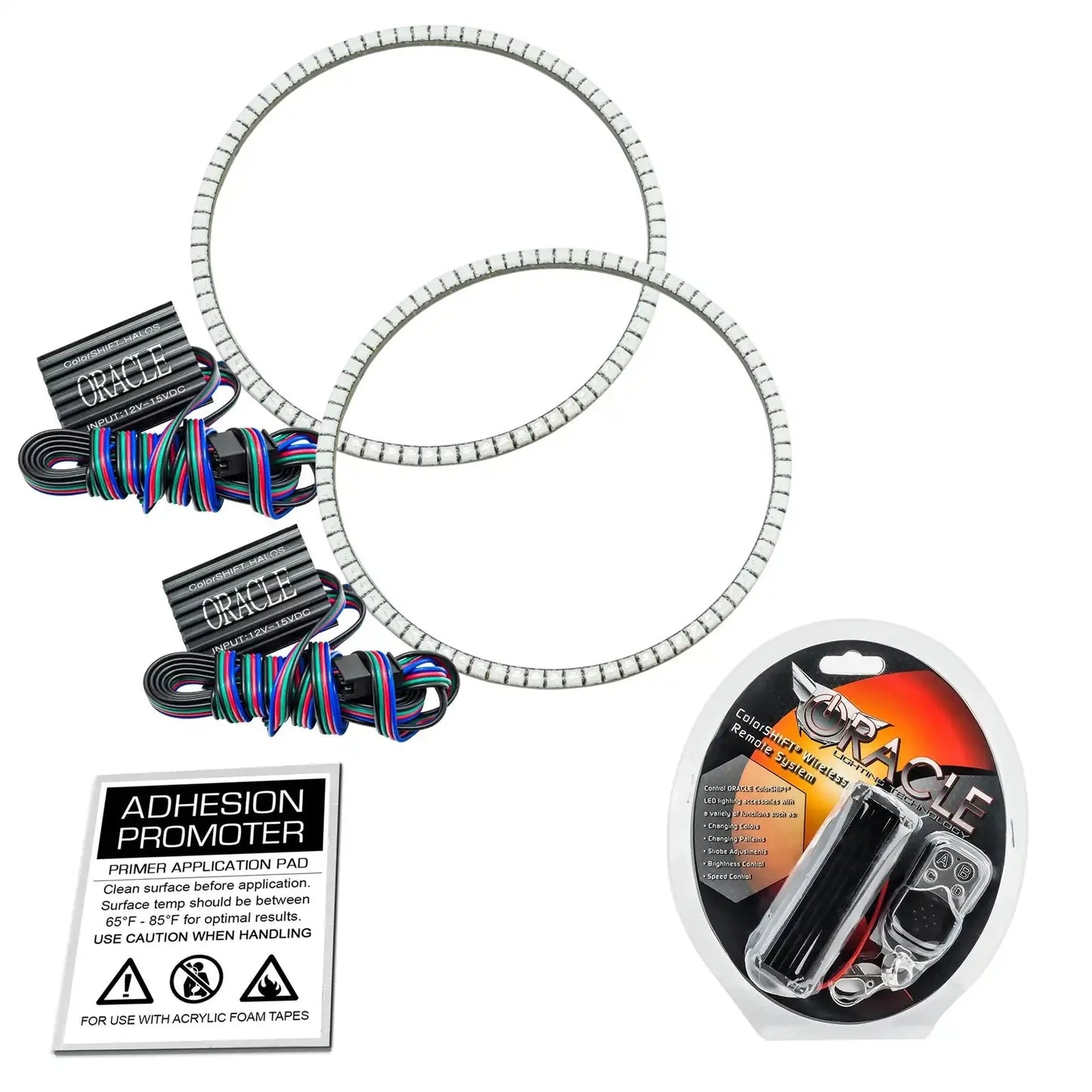 1997-2006 Jeep Wrangler TJ ORACLE LED Headlight Halo Kit- Waterproof Surface Mount by ORACLE Lighting