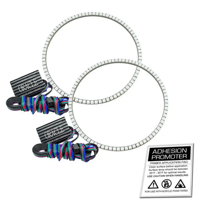 1997-2006 Jeep Wrangler TJ ORACLE LED Headlight Halo Kit- Waterproof Surface Mount by ORACLE Lighting