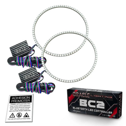 1997-2006 Jeep Wrangler TJ ORACLE LED Headlight Halo Kit- Waterproof Surface Mount by ORACLE Lighting