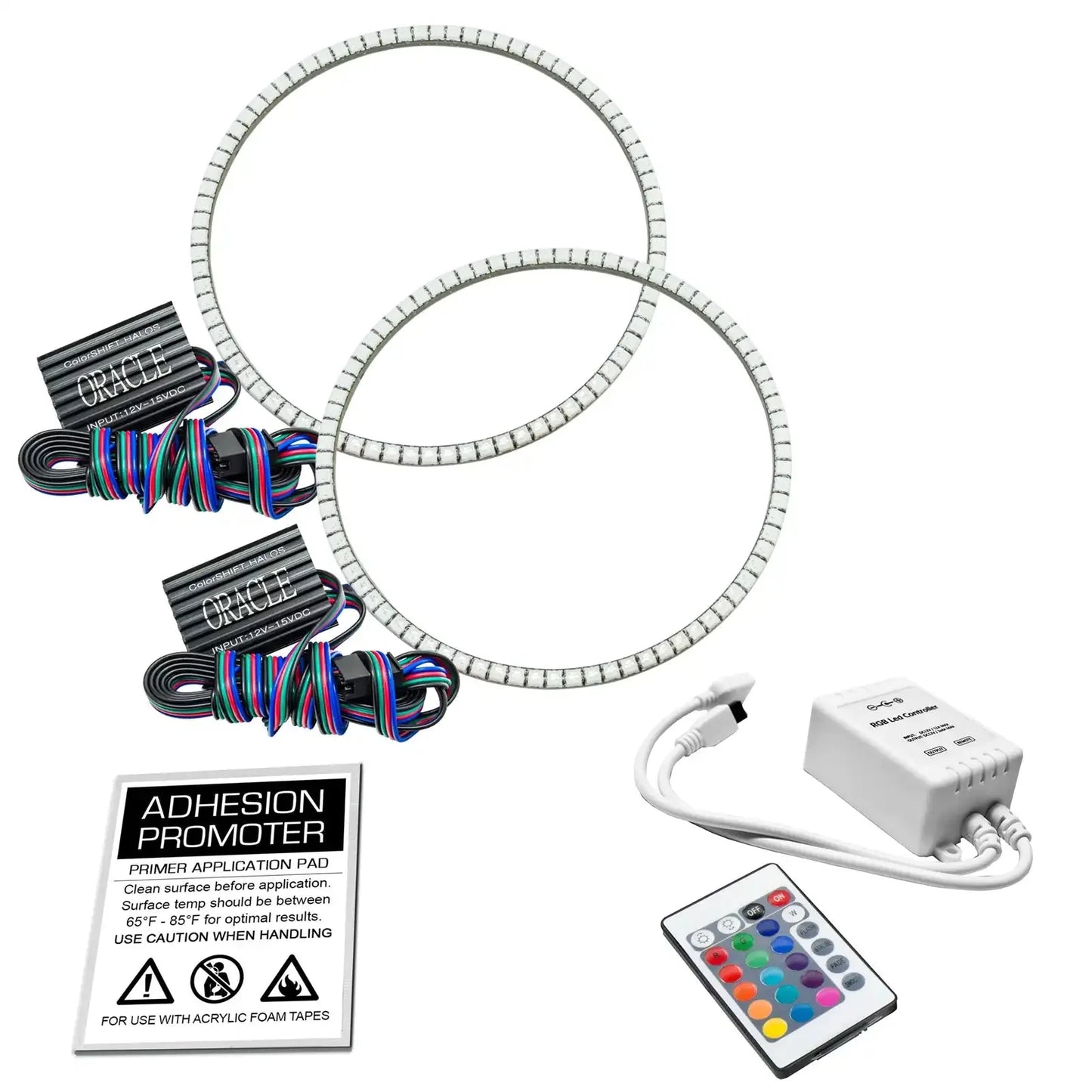 1997-2006 Jeep Wrangler TJ ORACLE LED Headlight Halo Kit- Waterproof Surface Mount by ORACLE Lighting
