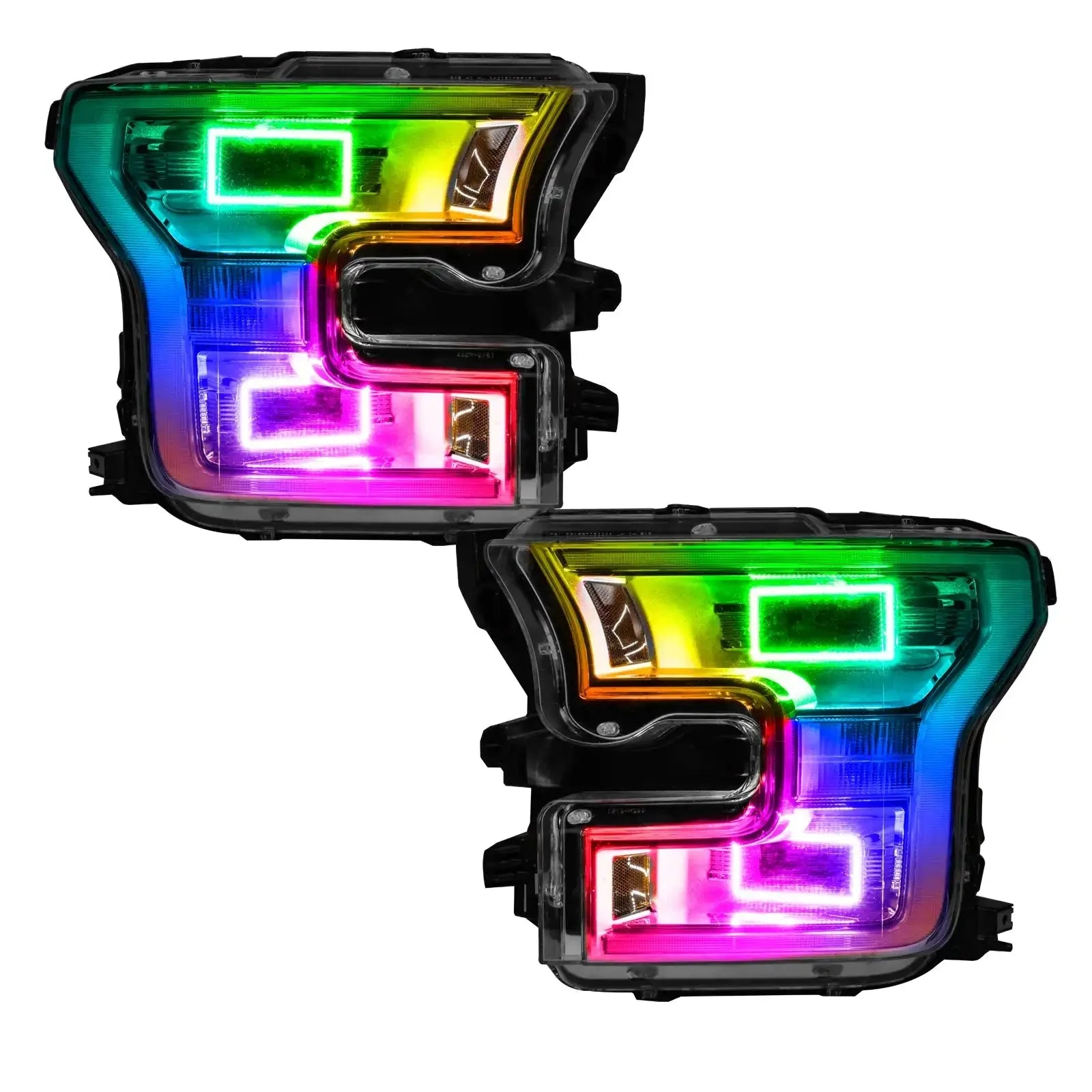 ORACLE Lighting 2015-2017 Ford F-150 Quad Beam Projector LED Headlight Halo Kit by ORACLE Lighting
