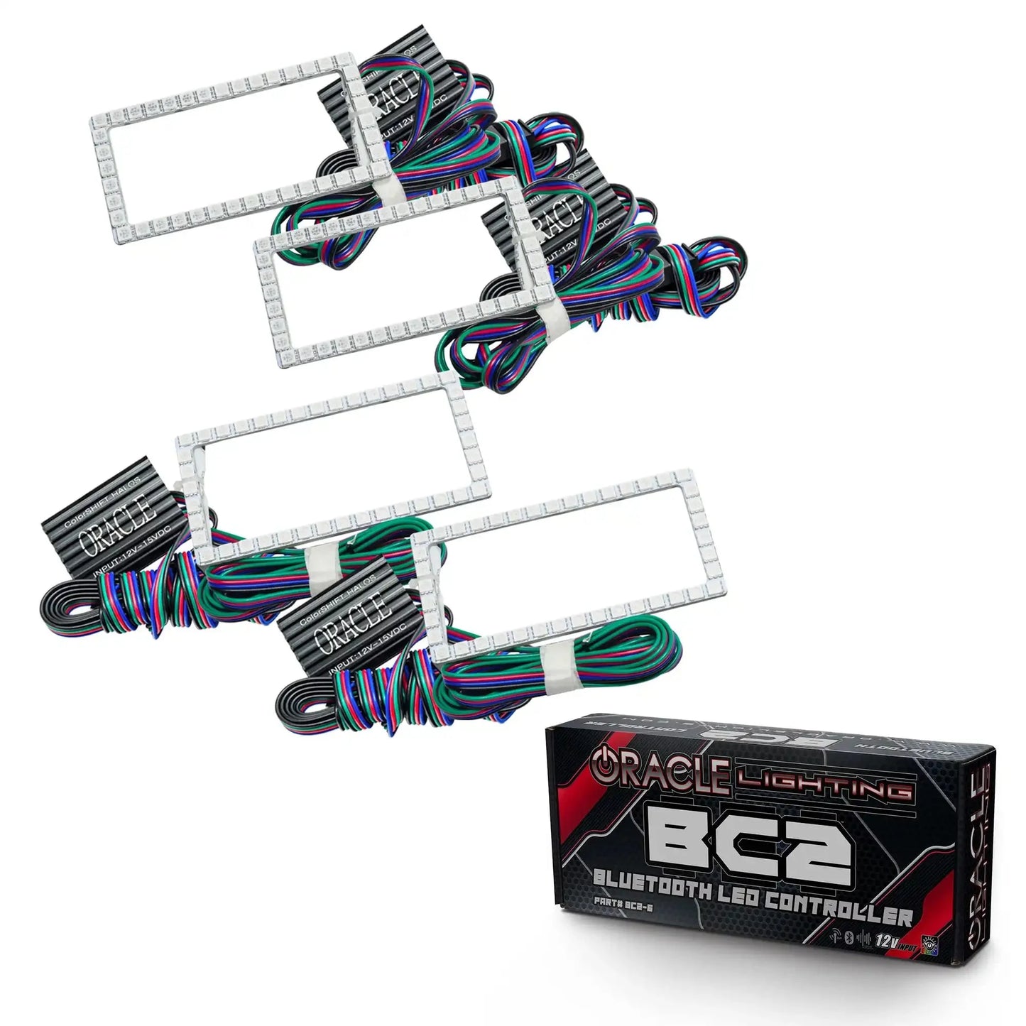 ORACLE Lighting 2015-2017 Ford F-150 Quad Beam Projector LED Headlight Halo Kit by ORACLE Lighting